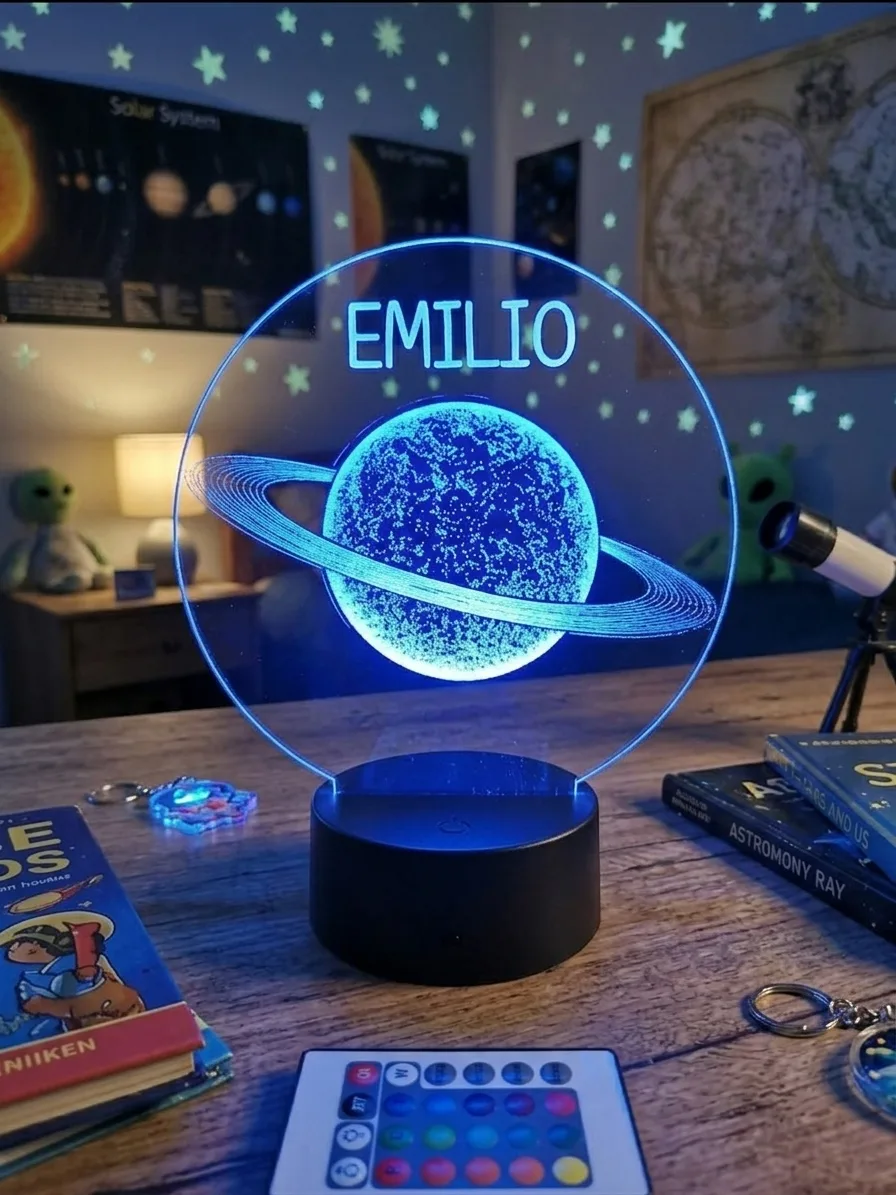 Lámpara 3D personalizada para niños con personaje favorito - Dekoor