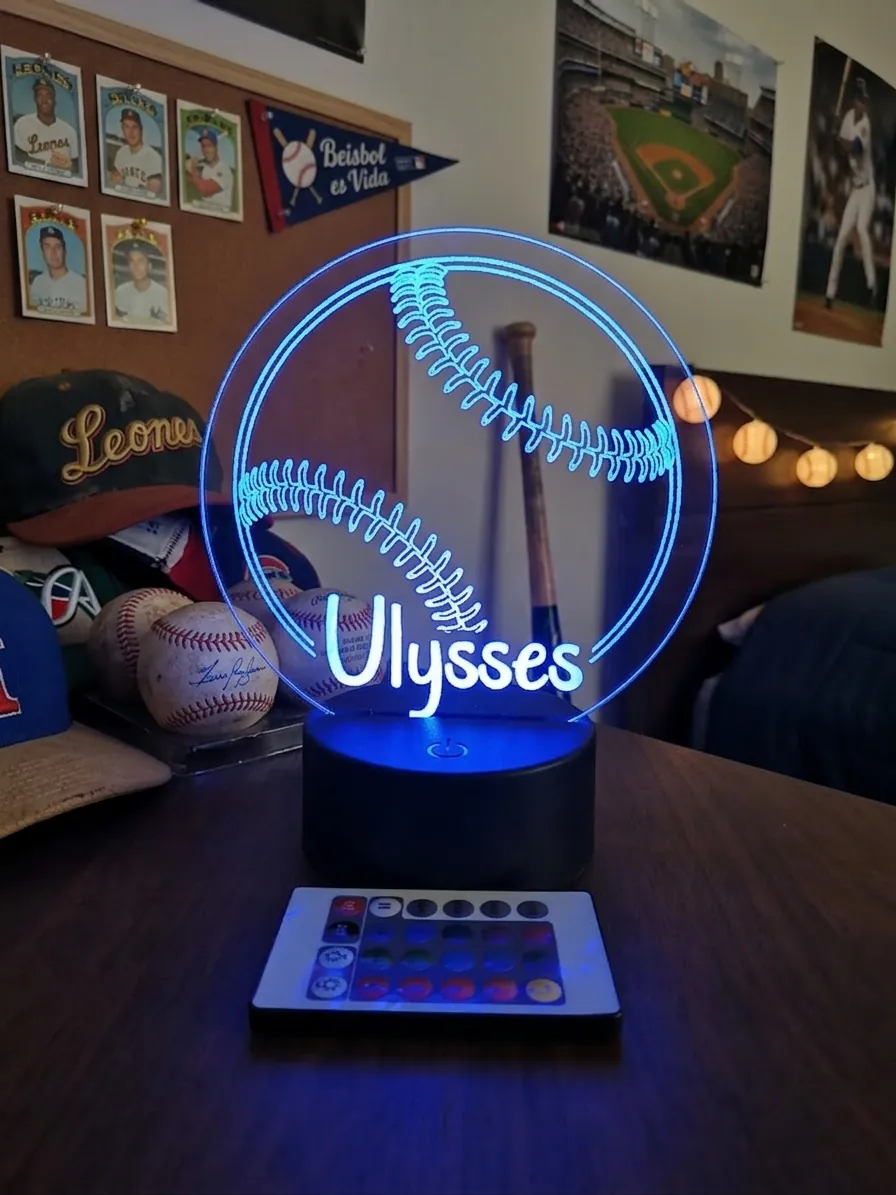 Lámparas personalizadas de deportes y aficiones